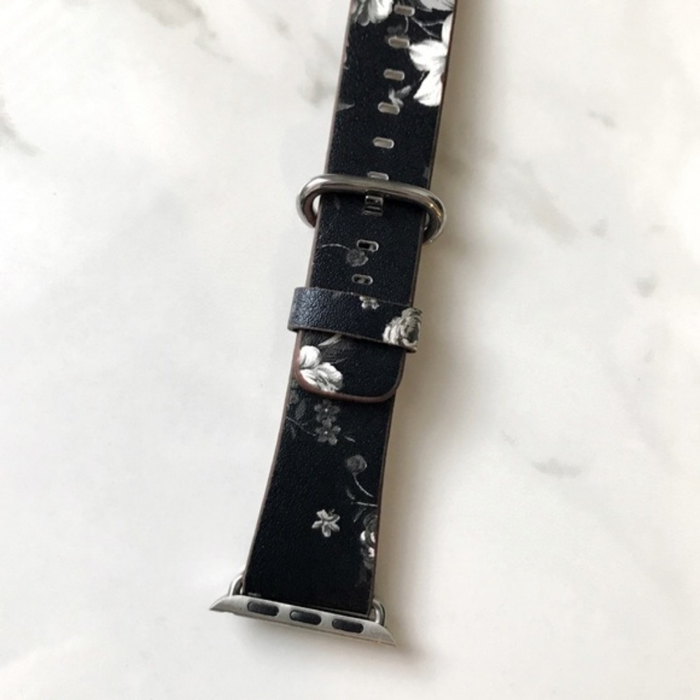 NEW Floral Print Bracelet Band For Apple Watch - Picture 3 of 4